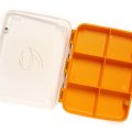 Fly Box Fulling Mill 6 Compartment Box Orange - Open