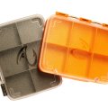 Fly Box Fulling Mill 6 Compartment Box Orange