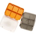 Fly Box Fulling Mill 6 Compartment Box Orange