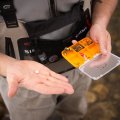 Fly Box Fulling Mill 6 Compartment Box Orange - In Action