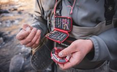 Fly Box Fulling Mill Fly Patch Red - In Action