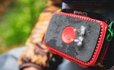 Fly Box Fulling Mill Fly Patch Red - In Action