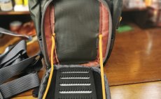 Front pocket with the fly pad