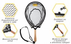 Fly Fishing Landing Net With Magnet Fencl Nature M