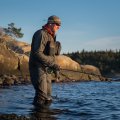 Fly Fishing Vest Guideline Experience DW - In Action