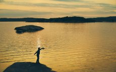 Fly Line Intermediate Guideline Coastal Classic - In Action
