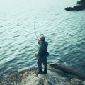 Fly Line Intermediate Guideline Coastal Classic - In Action