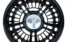 Fly Reel Guideline Vosso Glossy Slate Black - Front Side