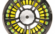 Fly Reel Guideline Vosso Glossy Slate Black - Back Side