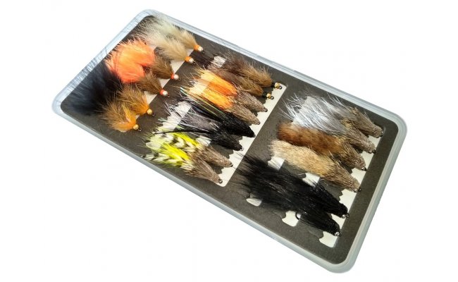 Universal Trout Streamer For Rivers & Lakes - Fly Selection Universal Trout Streamer For Rivers & Lakes - Fly Selection - 20 flies