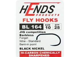 Fly Tying Hook Hends Jig (BL164) Fly Tying Hook Hends Jig (BL164) No 10 25 pcs