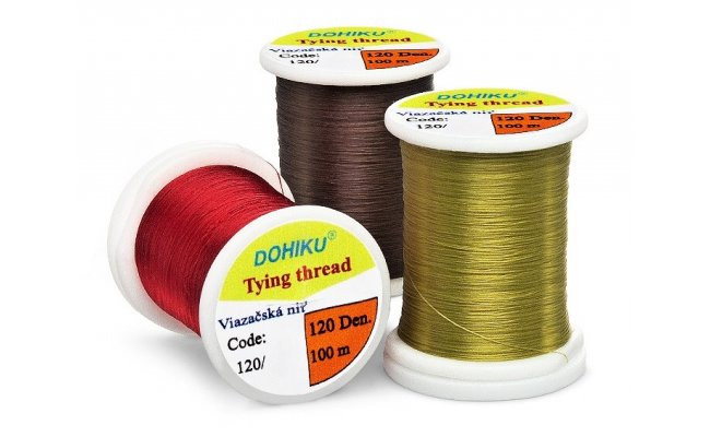 Fly Tying Thread Dohiku 120 Den Fly Tying Thread Dohiku 120 Den Black