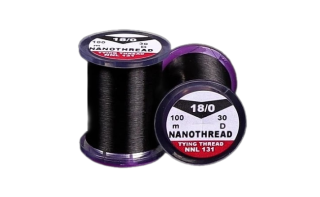 Fly Tying Thread Hends Nano large spool Fly Tying Thread Hends Nano large spool White 22/0 20D