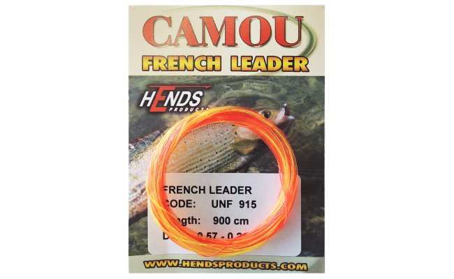 French Leader Hends Camou Fluo French Leader Hends Camou Fluo Orange 900 cm, 0.57 - 0.21, 3X