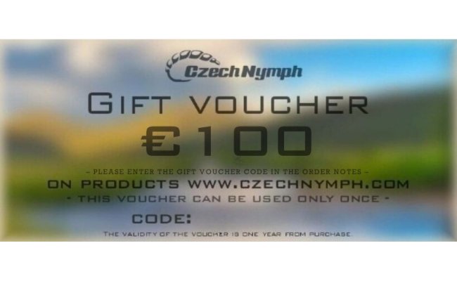 Gift Voucher Czechnymph Gift Voucher Czechnymph 50 E