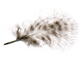 Grizzly Marabou Hends Grizzly Marabou Hends white-black striped