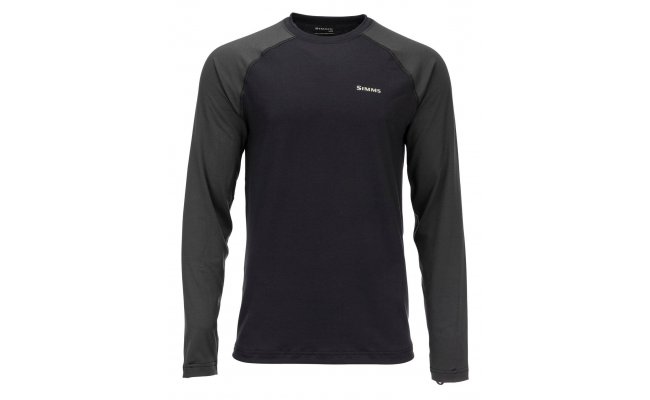 Lightweight Baselayer Top Simms Black Lightweight Baselayer Top Simms Black S