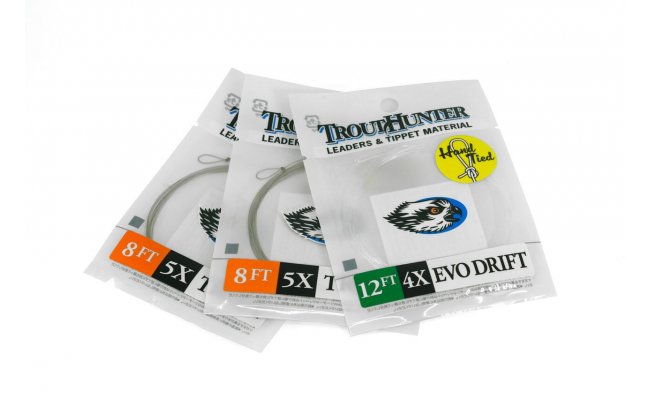 Nylon Tapered Leader TroutHunter EVO Drift With Loop 9 ft Nylon Tapered Leader TroutHunter EVO Drift With Loop 9 ft 4X