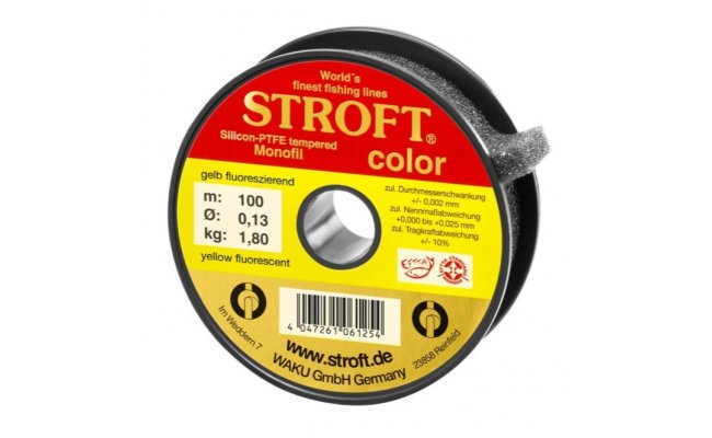 Nylon Tippet Stroft Color Fluo Yellow 100 m Nylon Tippet Stroft Color Fluo Yellow 100 m - 0,13 mm