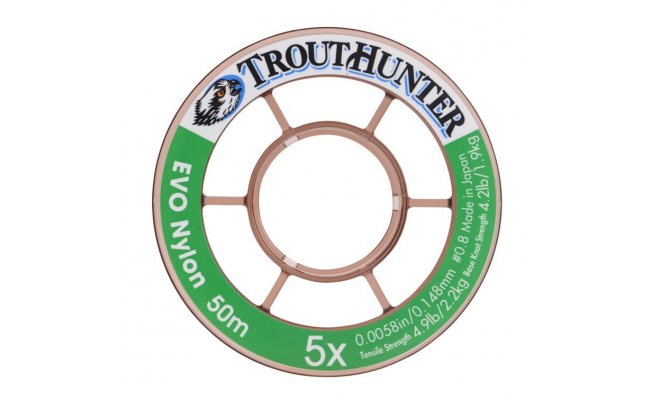 Nylon Tippet TroutHunter EVO 50 m Nylon Tippet TroutHunter EVO 50 m 8X 0,09 mm