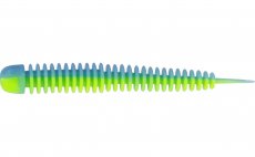 Rubber Lures Kinetic Wriggly - Baby Blue/Chartreuse