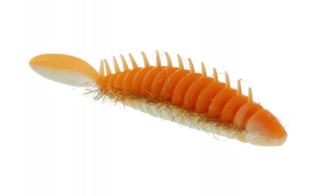 Rubber Lures Westin Needle Bug Garlic/Cheese Scent Rubber Lures Westin Needle Bug Garlic/Cheese Scent - Orange/White, 5 pcs