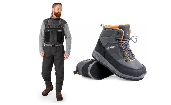 SET Waders Guideline Laxa + Wading Boots Laxa Felt Sole SET Waders Guideline Laxa + Wading Boots Laxa Felt Sole