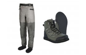 SET Waders Kinetic X4 Waist + Wading ... SET Waders Kinetic X4 Waist + Wading Boots X4 Rubber Sole