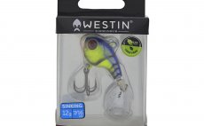 Spinner Westin Dropbite Spin Tail Jig Chartreuse Blue Craw - Packing