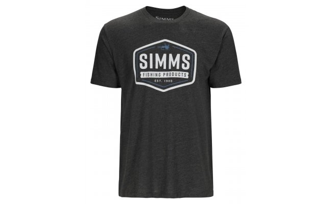 T-Shirt Simms Fly Patch Charcoal Heather T-Shirt Simms Fly Patch Charcoal Heather S