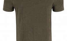 T-Shirt Simms Orange Logo Loden Heather