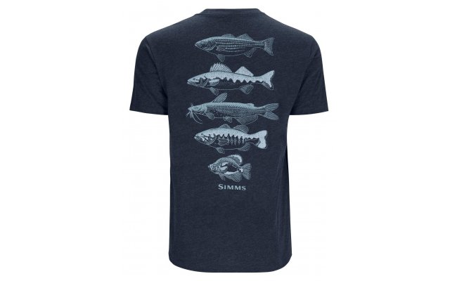 T-Shirt Simms Species T-Shirt Navy Heather T-Shirt Simms Species T-Shirt Navy Heather S