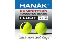 Tungsten Beads Hanak Competition UV+ ... Tungsten Beads Hanak Competition UV+ FLUO Chartreuse 2,0 mm, 20 pcs