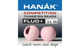 Tungsten Beads Hanak Competition UV+ ... Tungsten Beads Hanak Competition UV+ FLUO Light Salmon Pink 2,0 mm, 20 pcs