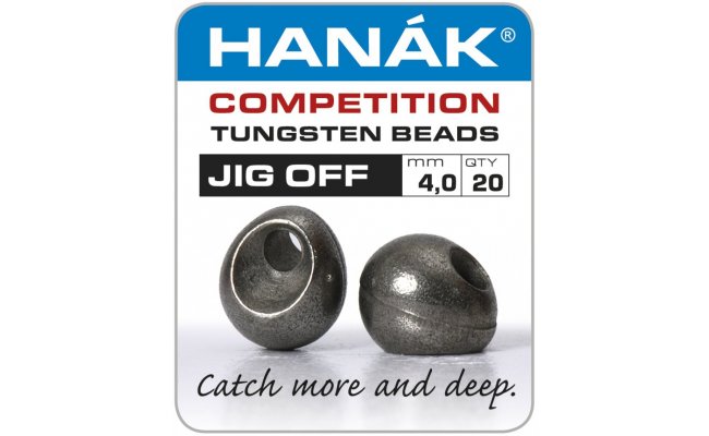 Tungsten Beads Hank Competition JIG OFF Black Nickel Tungsten Beads Hank Competition JIG OFF Black Nickel 2.3 g, 20 pcs