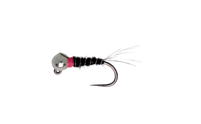 Tungsten Jig Black Pink & Silver Tungsten Jig Black Pink & Silver, Size 14