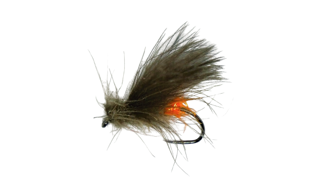 Ungr's CDC Caddis Orange Tag B/L Ungr's CDC Caddis Orange Tag B/L, Size 14