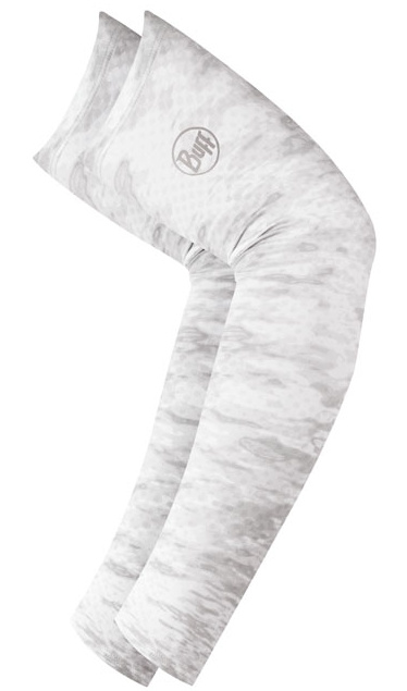 Buff UV Arm Sleeve Skin Protection Pelagic Camo White XL/XXL 