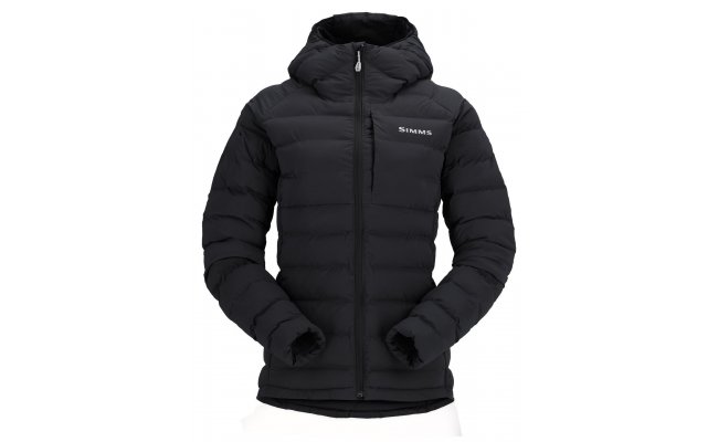 Women's Fishing Hooded Jacket Simms Exstream Black Women's Fishing Hooded Jacket Simms Exstream Black S
