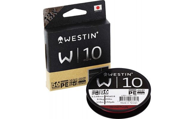 Braided Fishing Line Westin W10 13 Braid 135 m Braided Fishing Line Westin W10 13 Braid 135 m 0,08 mm - 6,0 Kg Orchid Purple