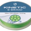 Braided Fishing Line Kinetic 8 Braid 150 m Fluo Green
