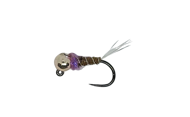 Tungsten Jig PTN Violet Thorax Silver Head B/L Tungsten Jig PTN Violet Thorax Silver Head B/L, Size 16