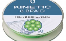 Braided Fishing Line Kinetic 8 Braid 300 m Fluo Green