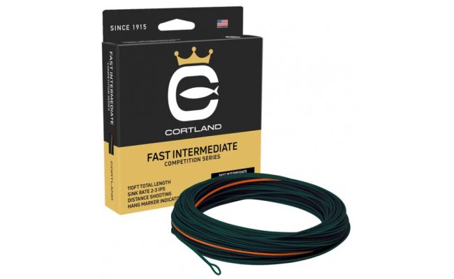 Fly Line Fast Intermediate Cortland COMPETITION SERIES Fly Line Fast Intermediate Cortland COMPETITION SERIES WF# 5/6 Deep Green