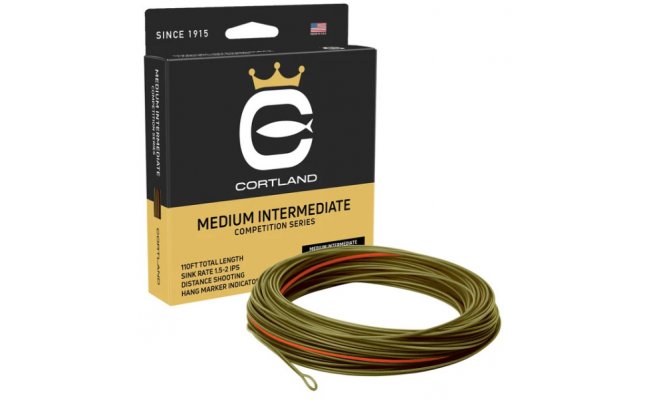 Fly Line Medium Intermediate Cortland COMPETITION SERIES Fly Line Medium Intermediate Cortland COMPETITION SERIES WF# 7/8 - Olive