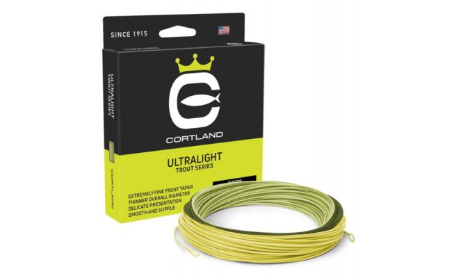 Fly Line Floating Cortland ULTRALIGHT Trout Series Fly Line Floating Cortland ULTRALIGHT Trout Series WF #2 - Green & Yellow