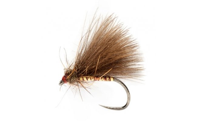 Roza's Gold Body Olive Caddis B/L Roza's Gold Body Olive Caddis B/L, Size 16