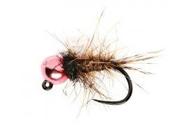 Roza's Pink Hare's Ear Jig B/L Roza's Pink Hare's Ear Jig B/L, Size 14, 3,8 mm