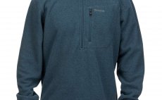 Rivershed Quarter Zip Simms Dark Moon - Front Side