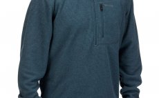 Rivershed Quarter Zip Simms Dark Moon - Front Side